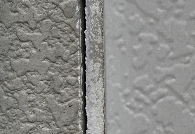 コーキングの肉痩せ